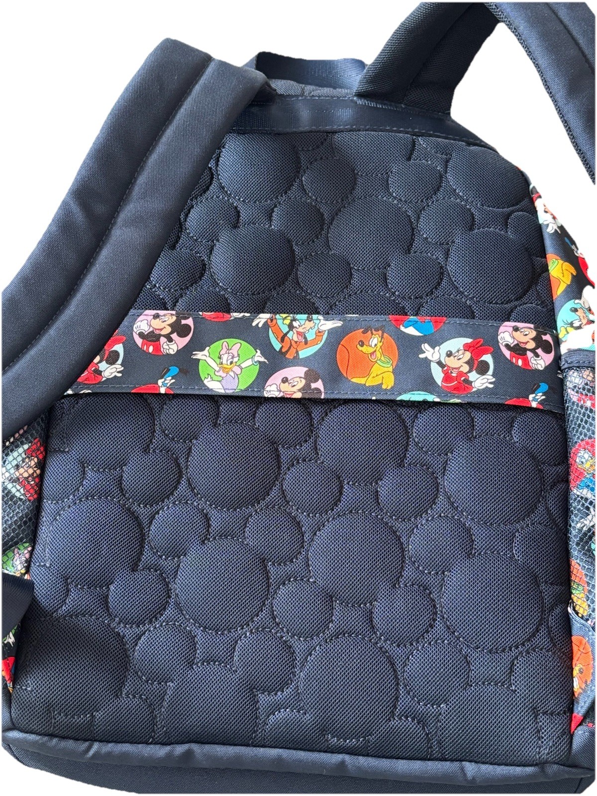 Backpack Disney Walt Disney World Mickey Minnie Donald Daisy Goofy Pluto 17 in