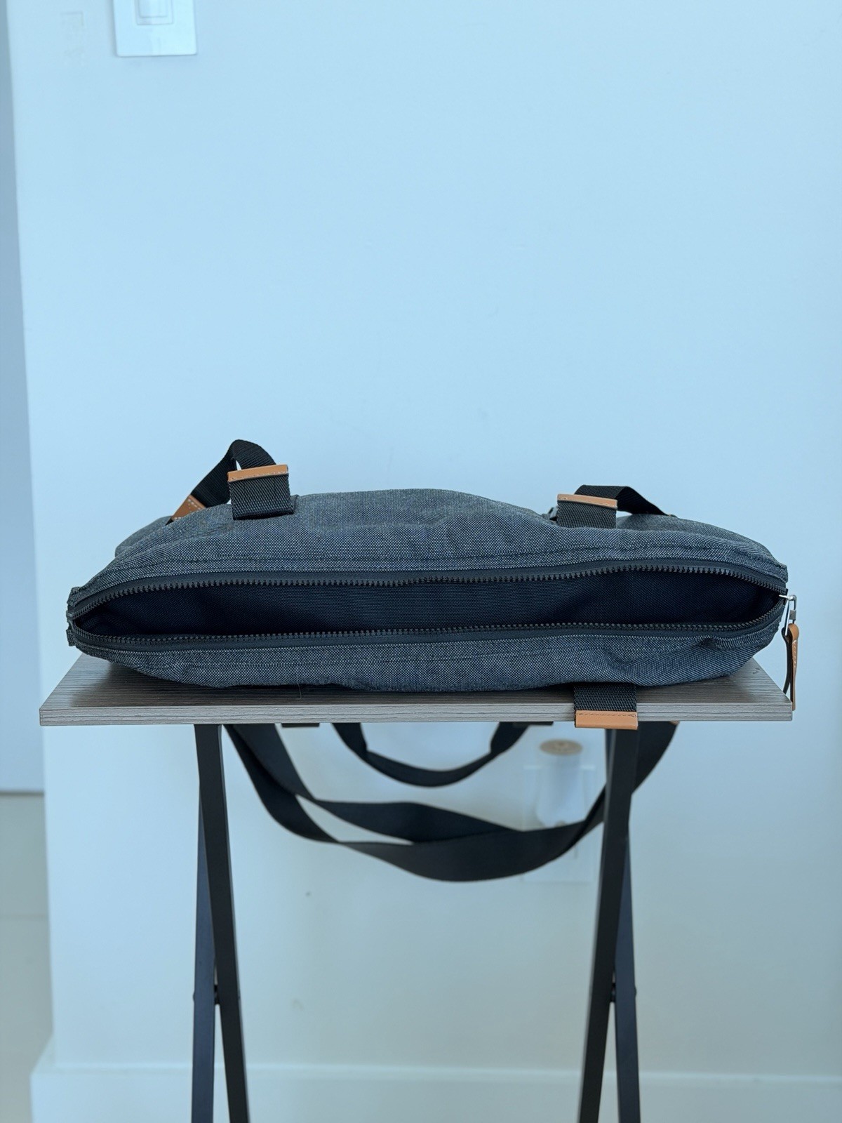 Brand New LOEWE Eye/LOEWE/Nature Grey Canvas Travel Bag – Men’s Luxury Bag