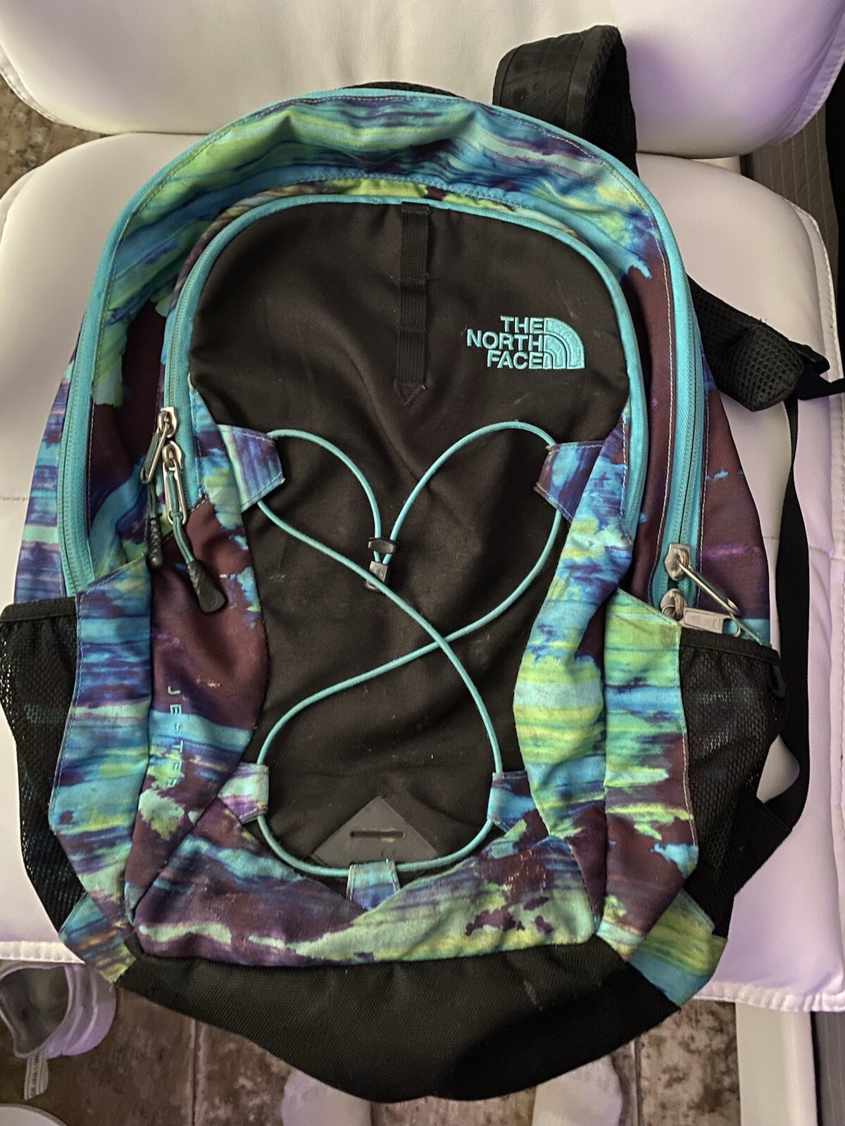 The North Face Jester School Laptop Backpack Multicolor Blue Purple Green