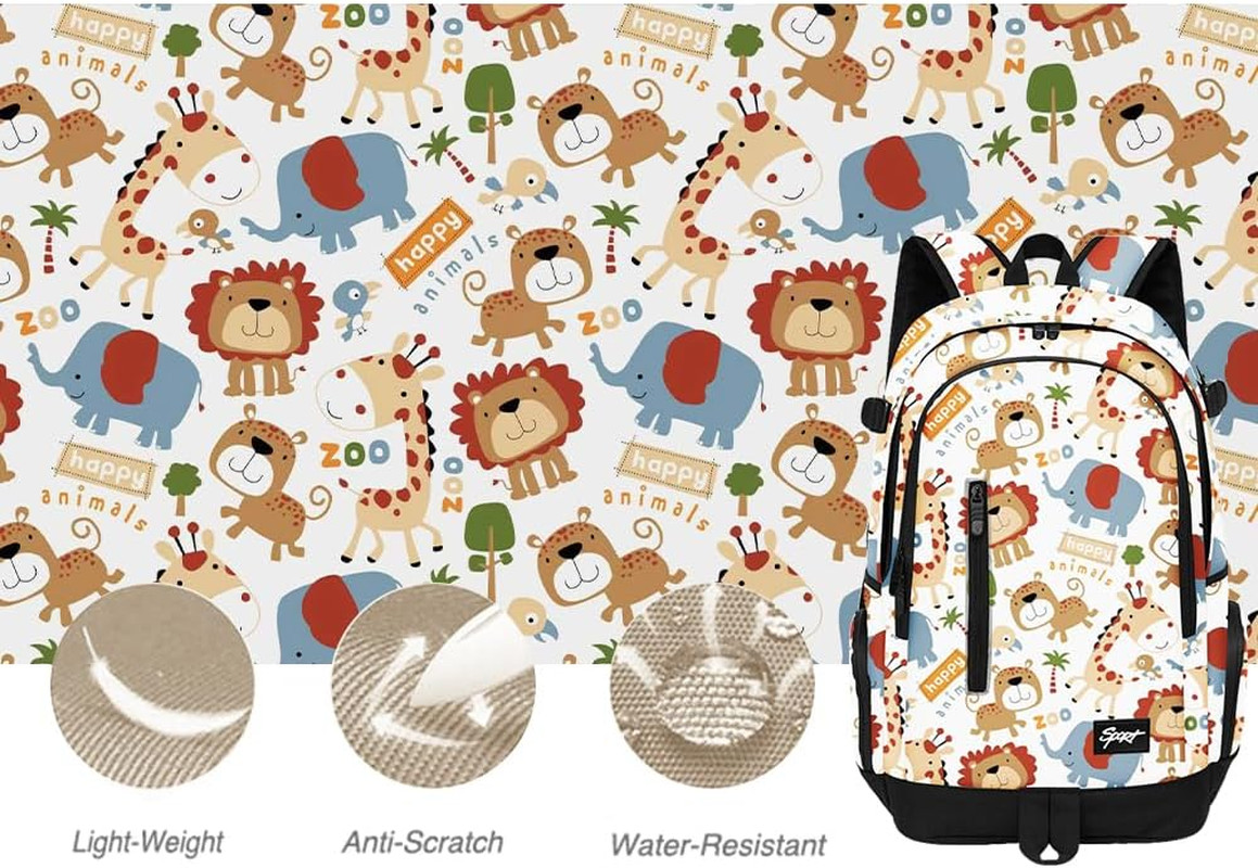 School Backpack Travel Bag for Men & Women Lightweight College Back Pack with La