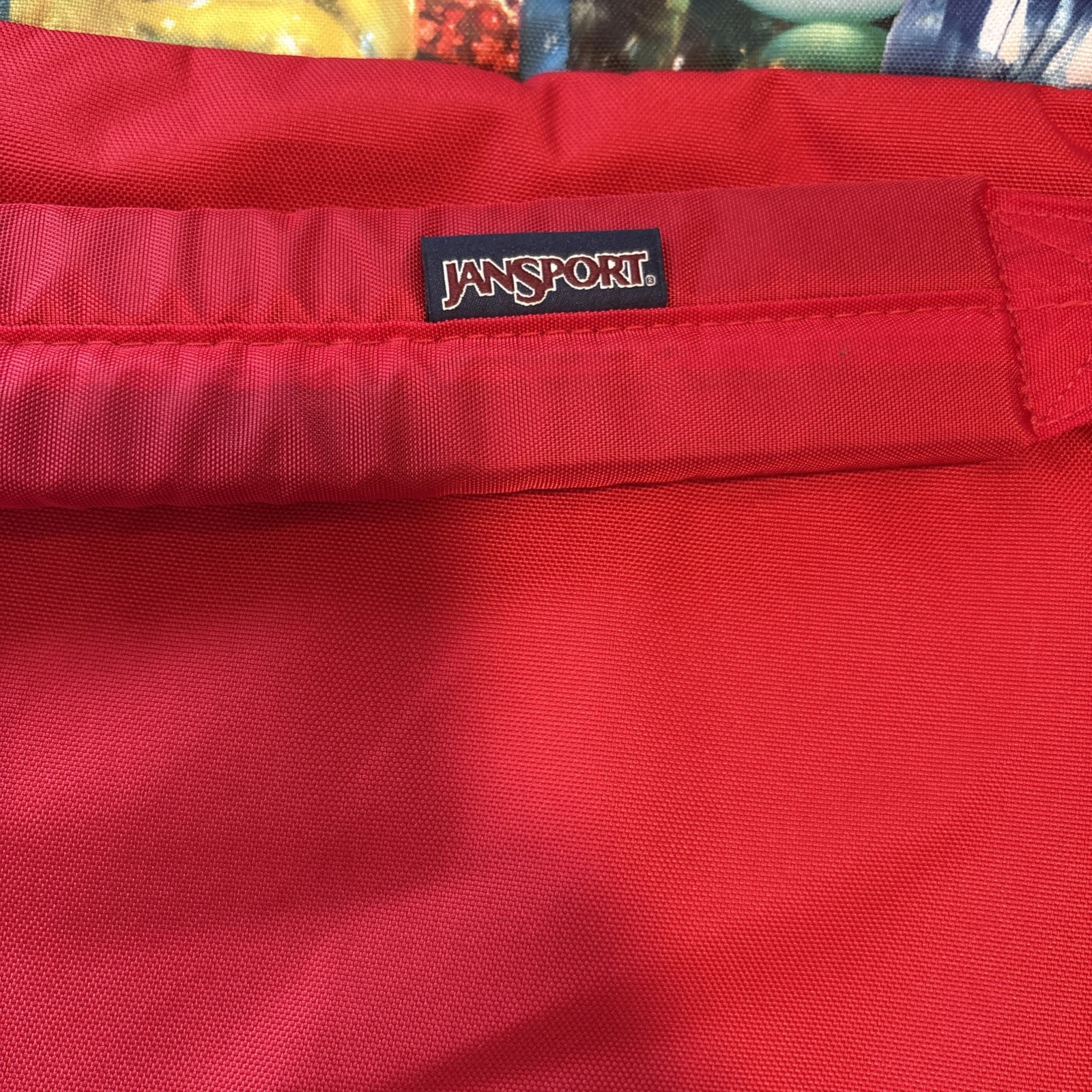 Vintage Jansport Print Retro Style Backpack Glass Marbles Bag All Over Print 17″