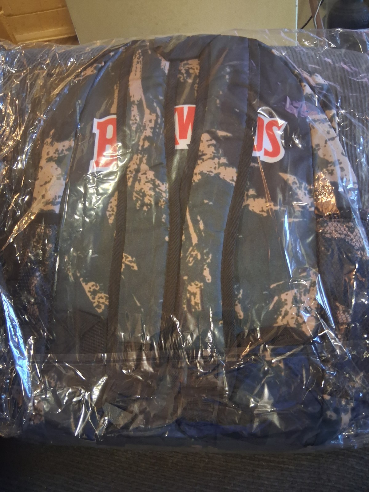 Backwoods Sniper Camo Print Backpack, Adjustable Straps LIMITED EDITION