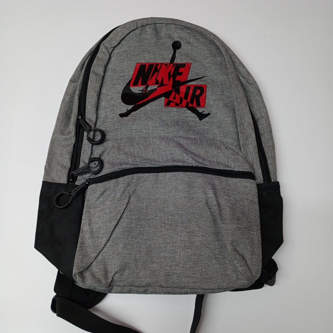 Nike Air Jordan Jumpman Carbon Heather Boys Large Backpack 9A0381-GEH New