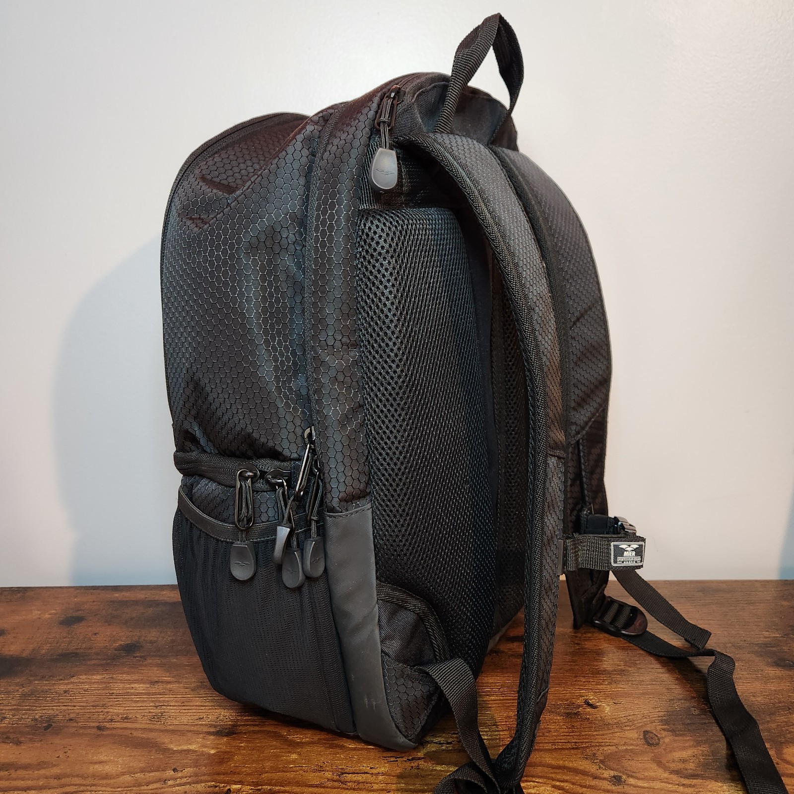Mier Black 2 in 1 Insulated Cooler Backpack Unisex Men Women Hiking Daypack Bag