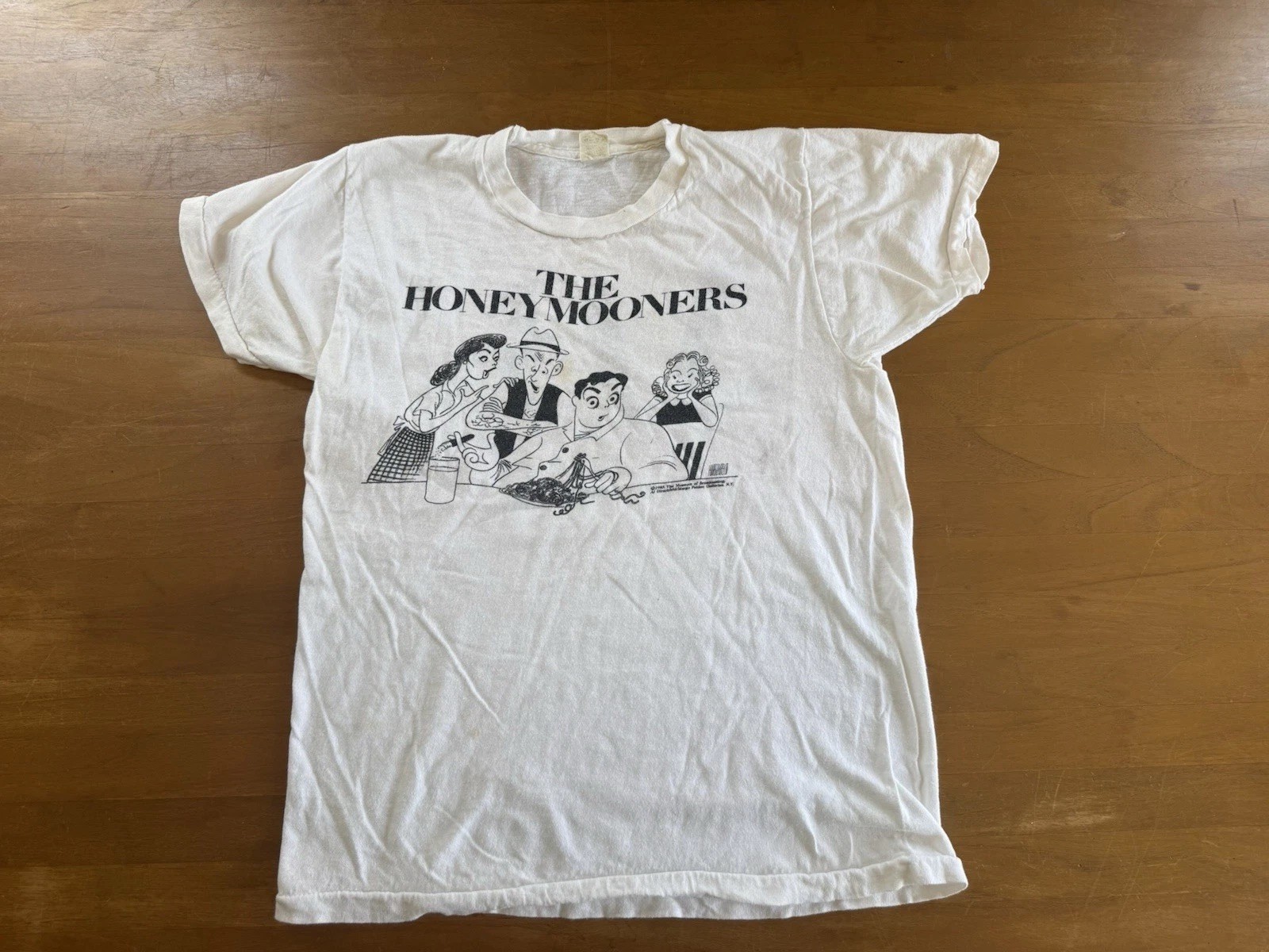 The Honeymooners TV Vintage 80S 1985 Single Stitch T-Shirt Adult Medium