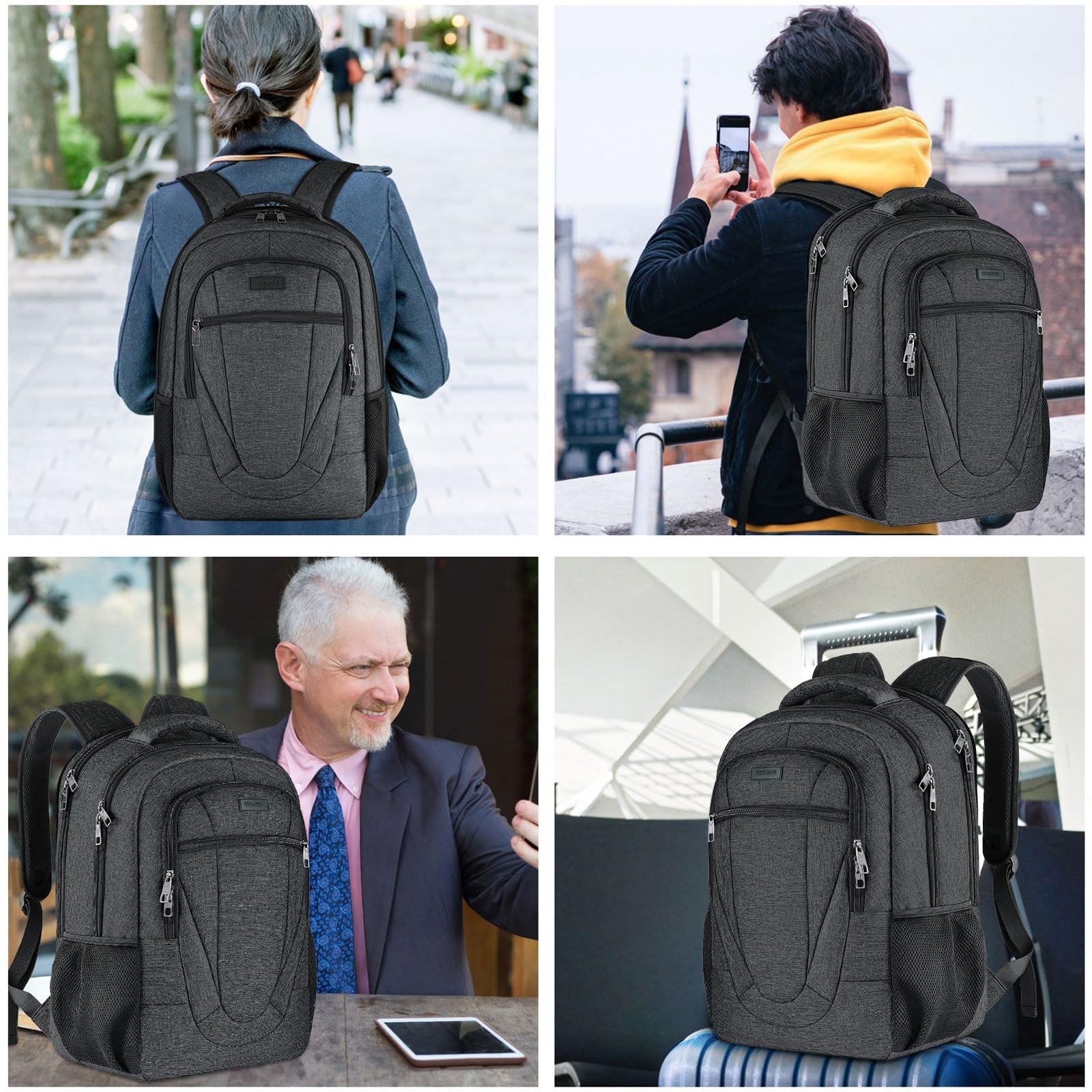 Travel Laptop Backpack, 17 Inch Extra Large School Backpacks for Teen Boys an…