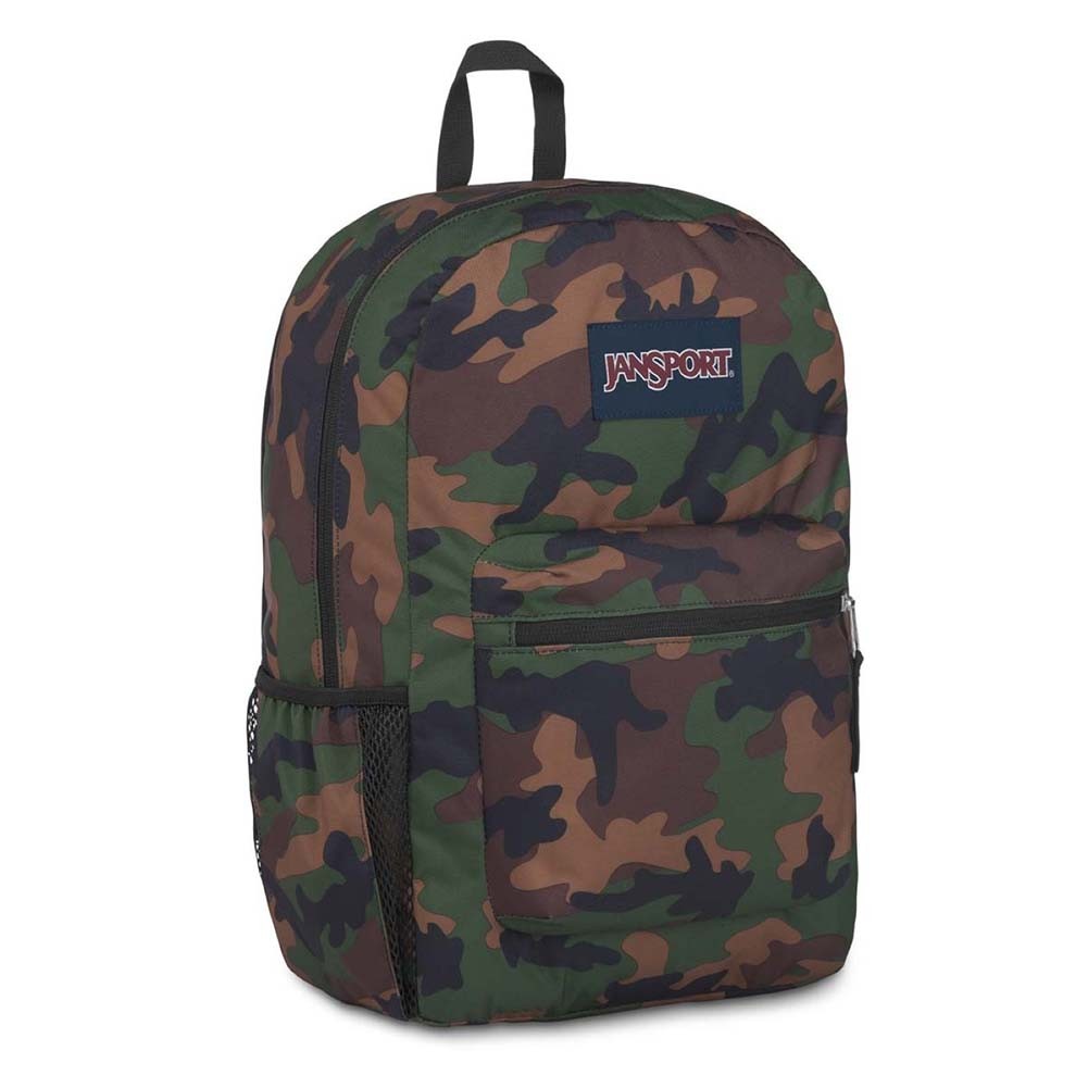 JanSport Cross Town 100% Authentic School Backpack With Front Pocket 13×8.5×17