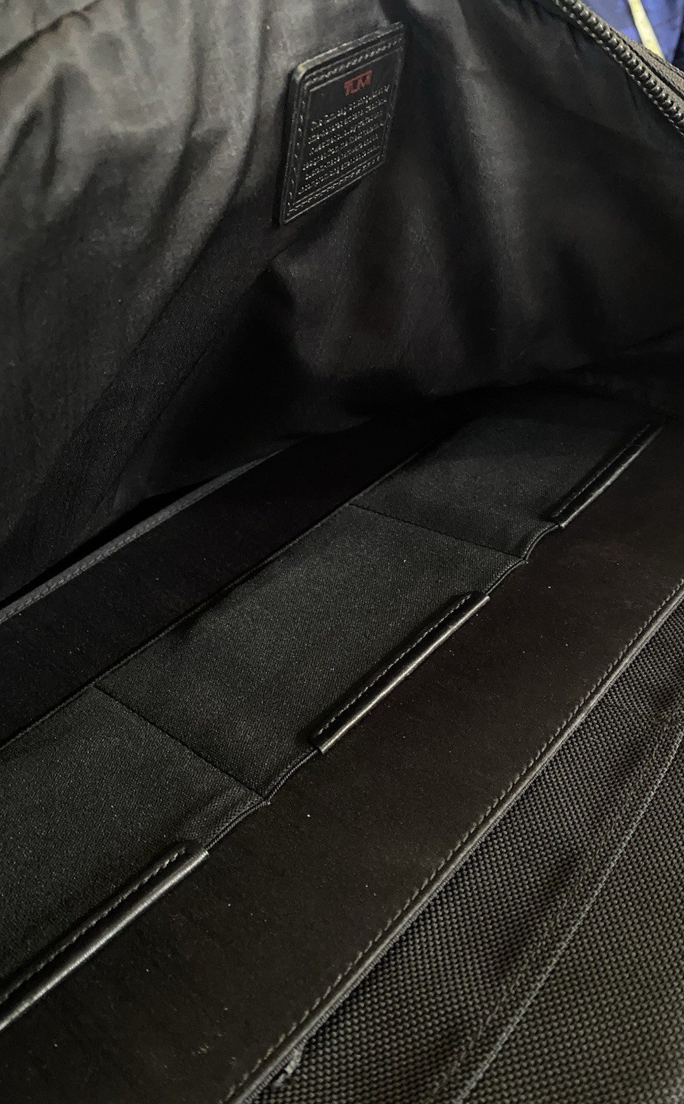 TUMI Organizer Black Ballistic Nylon Business Laptop Briefcase 26114DH EUC! $650