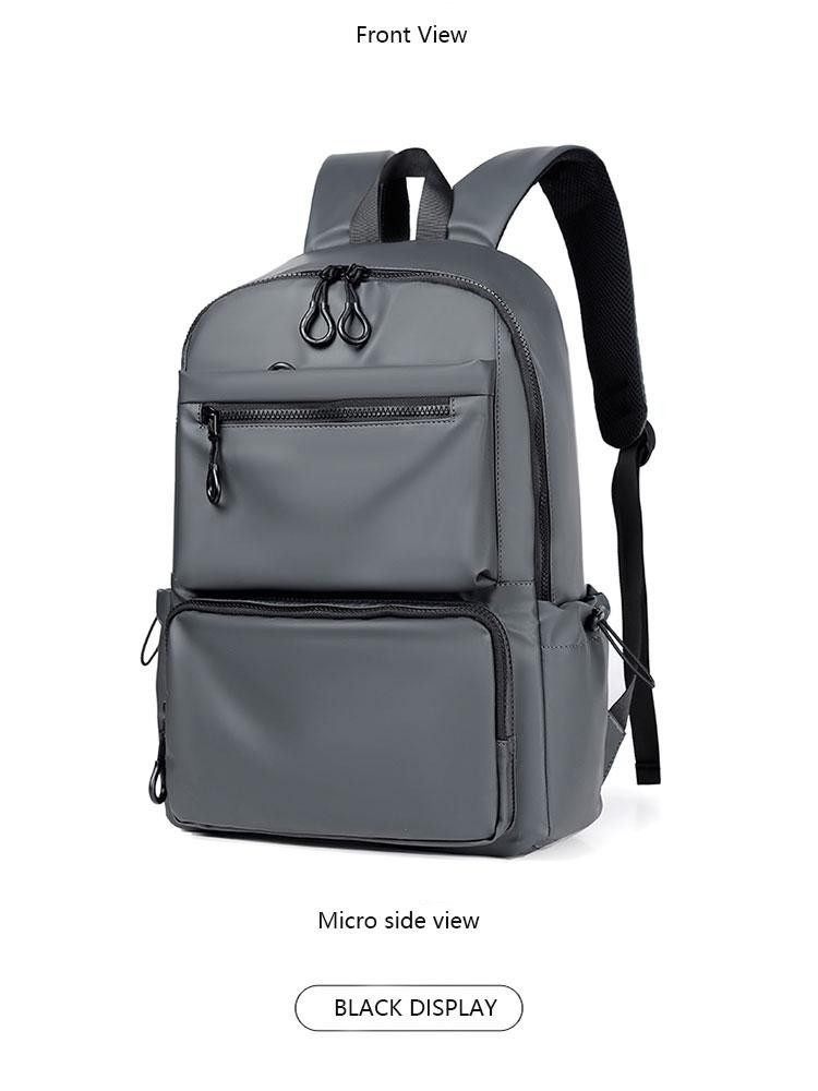 14 Inch Laptop Backpack Large Capacity Travel School Bag Lightweight Durable Men