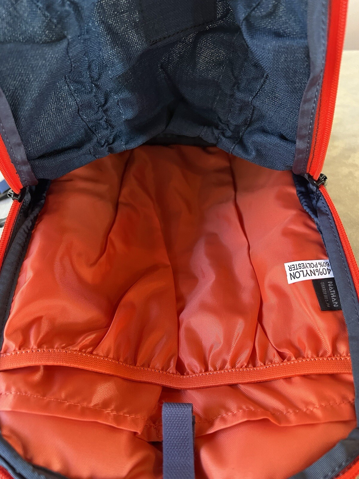 NATHAN RunAway Blue/Orange Packable Runners Backpack 7L NWT Hydration Compatible