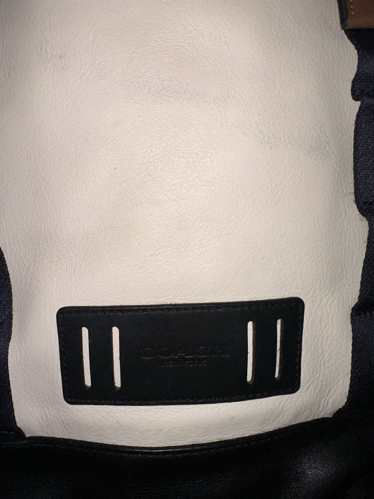 Coach Calfskin Leather Ranger Track Backpack