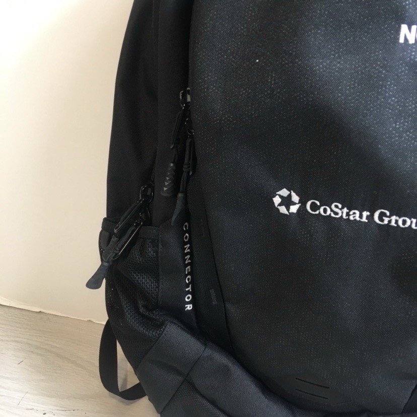 The North Face Recon / Jester Backpack Black CoStar Group Corporate Logo Laptop
