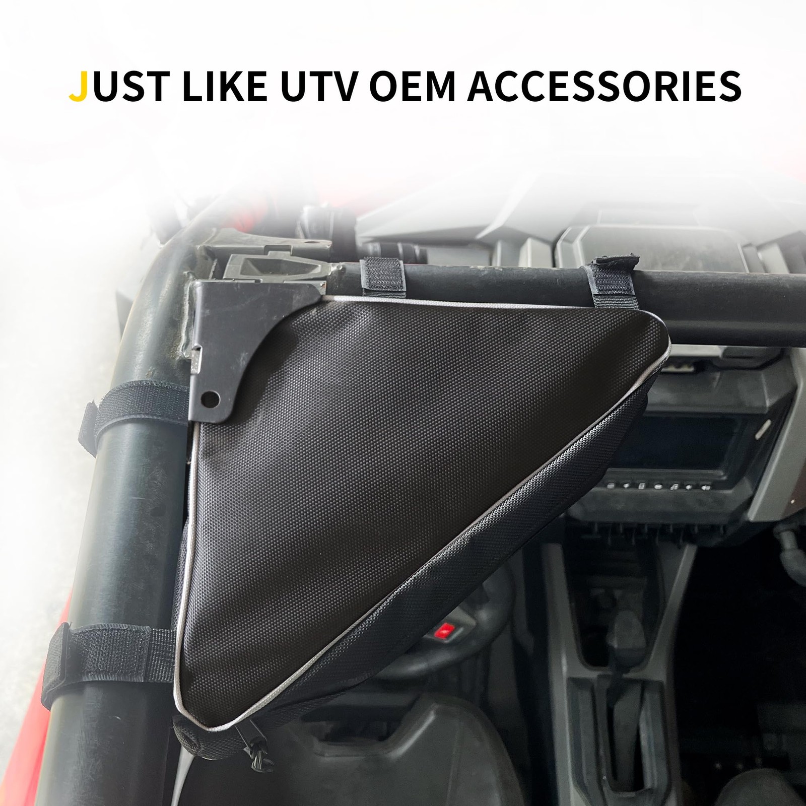 UTV Roll Bar Triangle Storage Bags Waterproof with Polaris RZR Ranger UTVs, R…