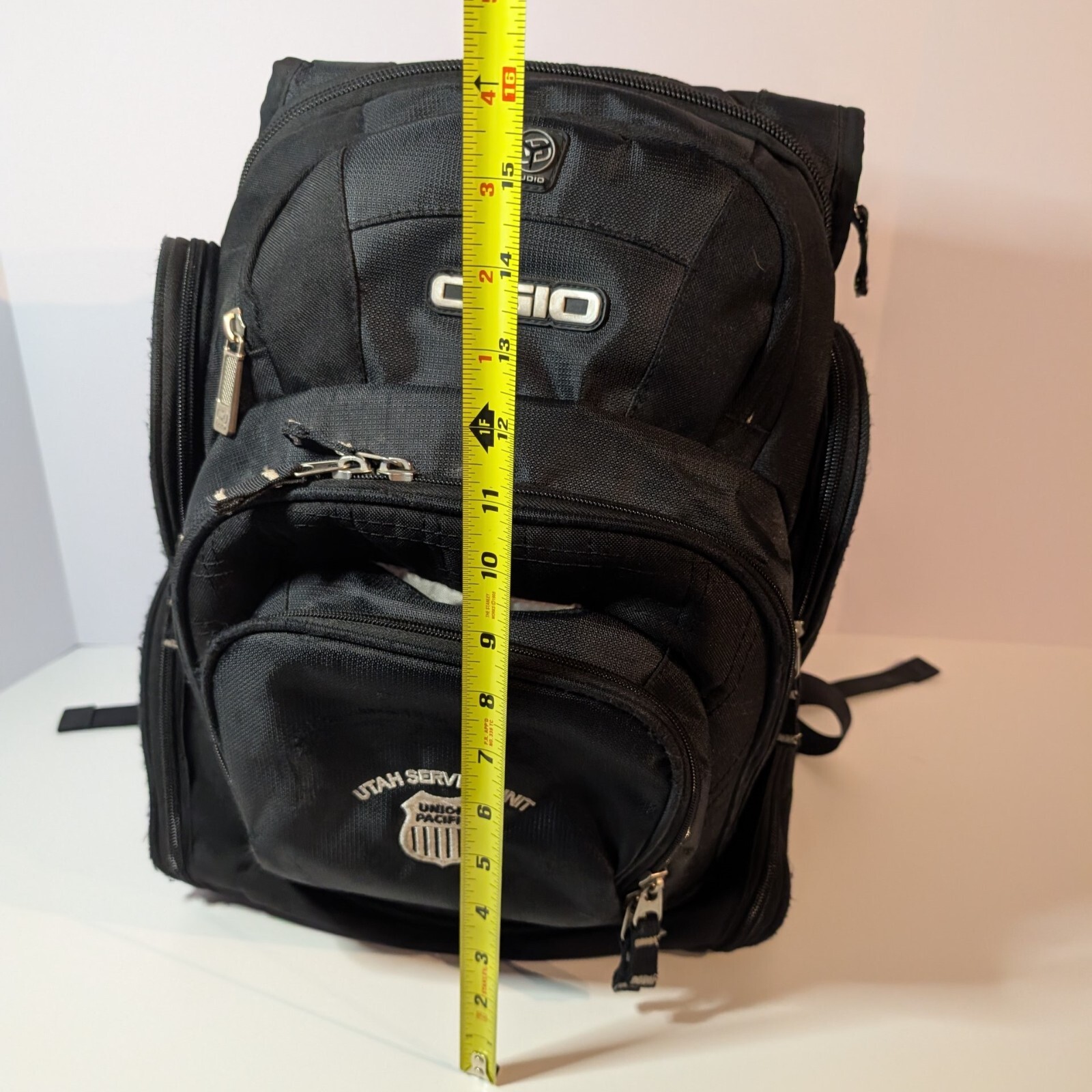 Union Pacific Ogio Mastermind Backpack, Black, Embroidered Logo, Utah, Railroad