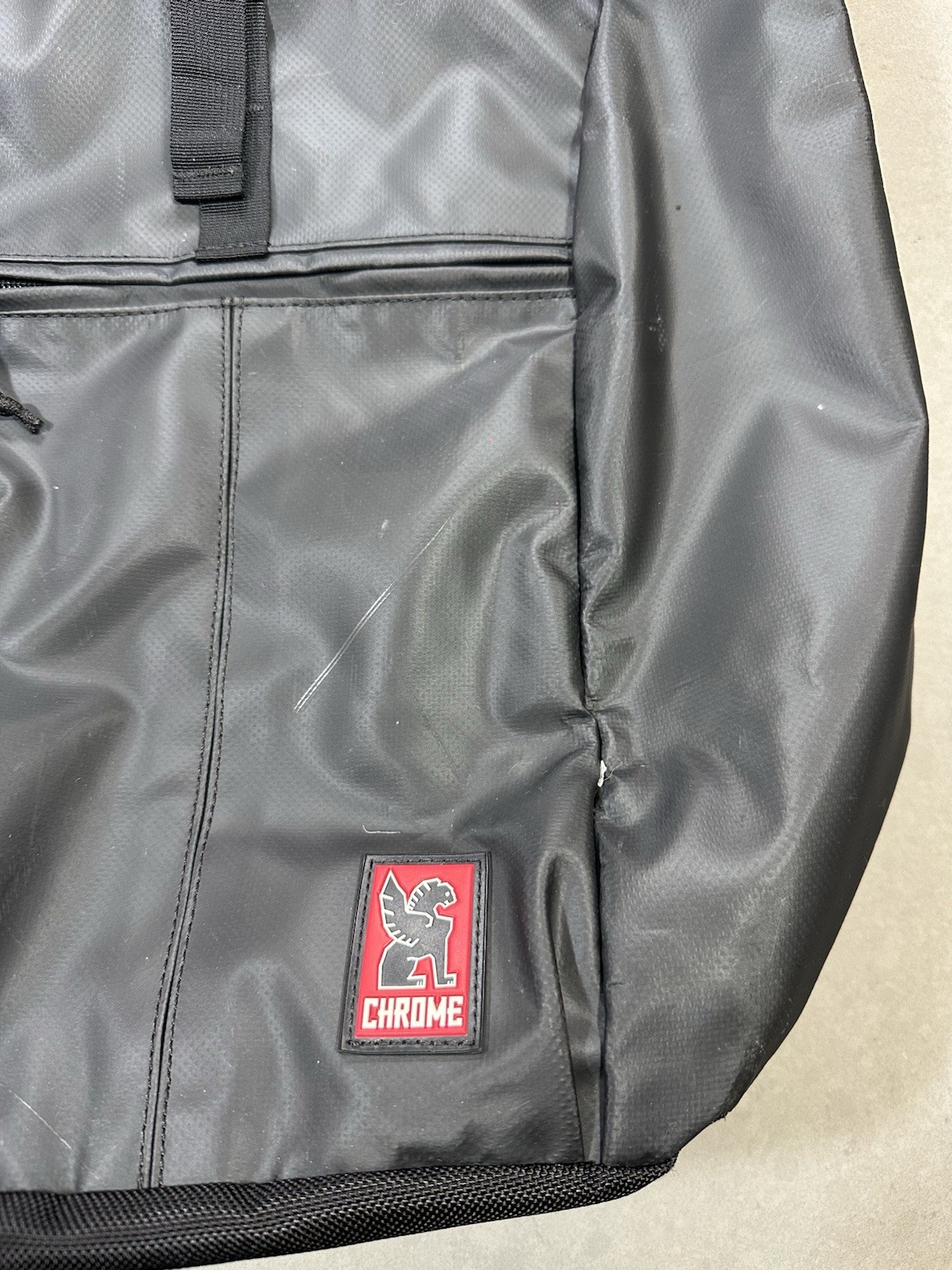 Chrome Industries Black Rolltop Backpack