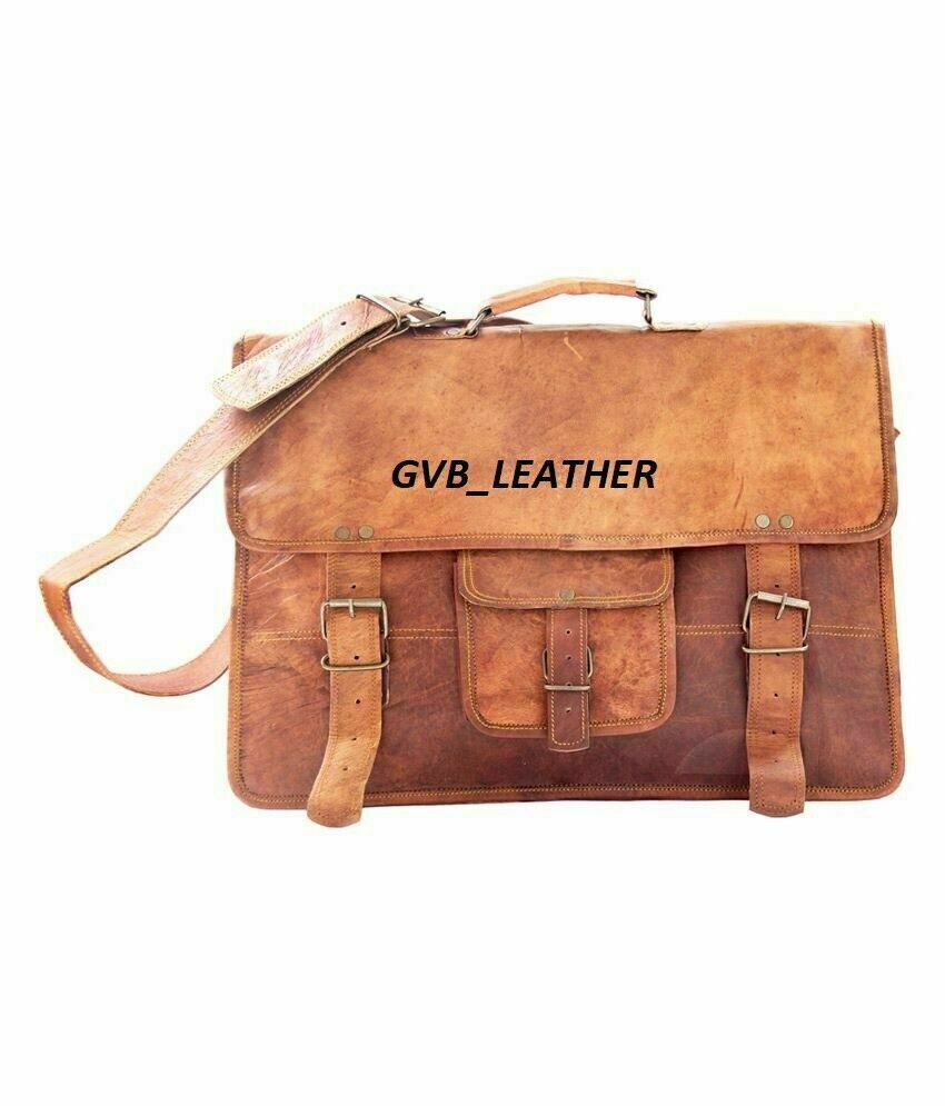 Bag famous Leather Messenger Shoulder Men Retro Mens Laptop Satchel Handbag