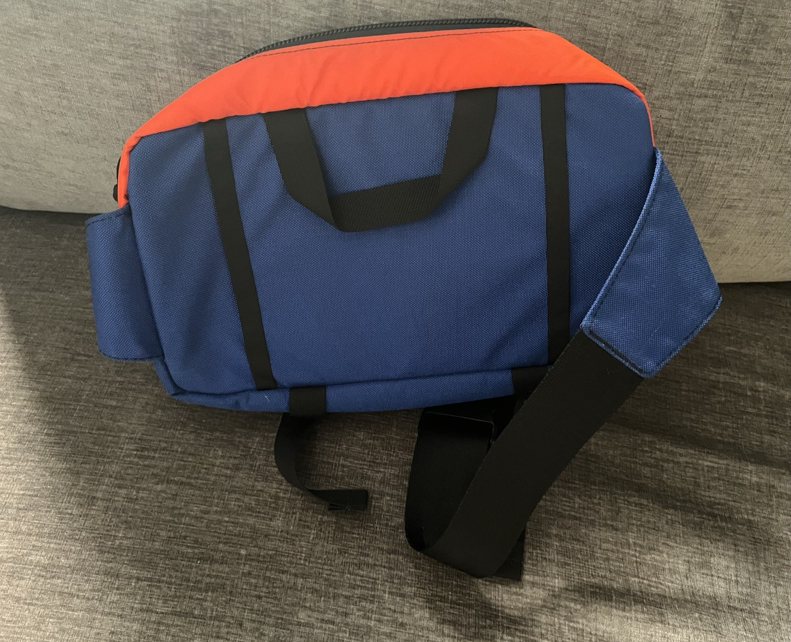 Topo Designs Quick Pack Orange / Royal Blue 7L Bag (made in USA)