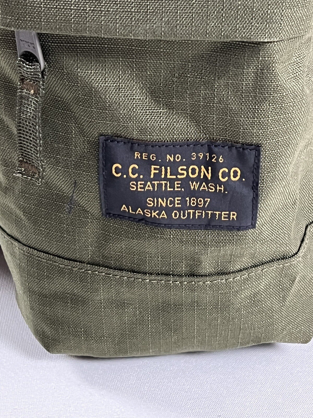 FILSON RIPSTOP NYLON BACKPACK SURPLUS GREEN ONE SIZE NWT SOLD OUT