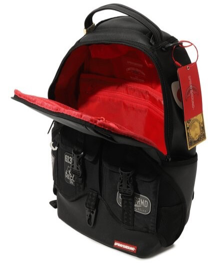 Sprayground Triple Black Backpack James First Class Monte Carlo Luxury Rare Bag