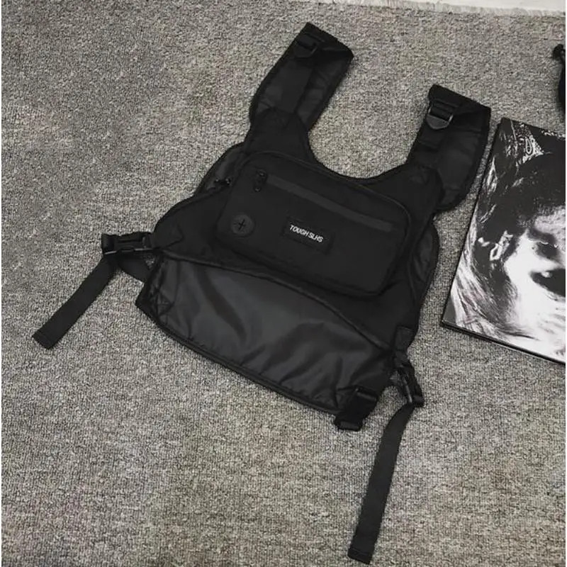 Chest Bag Hip Hop Tactical Streetwear Fashion Large Capacity Functional Waist Ba
