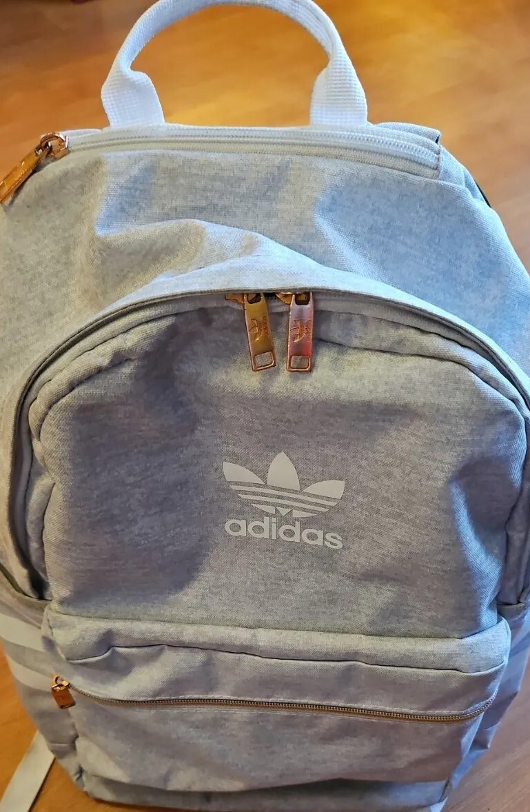 Adidas Classic 3-Stripes Backpack Grey 20×11.5×6