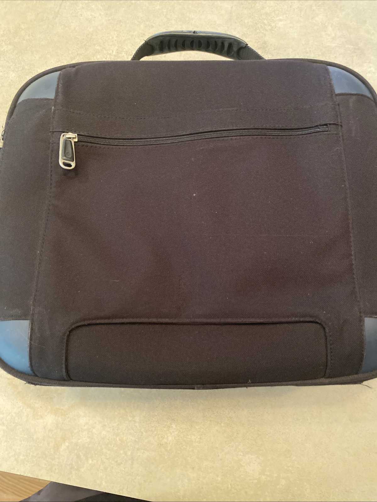 Samsonite Luggage Fabric Slim Briefcase Black Laptop Bag Case 17” X 13” X 4”