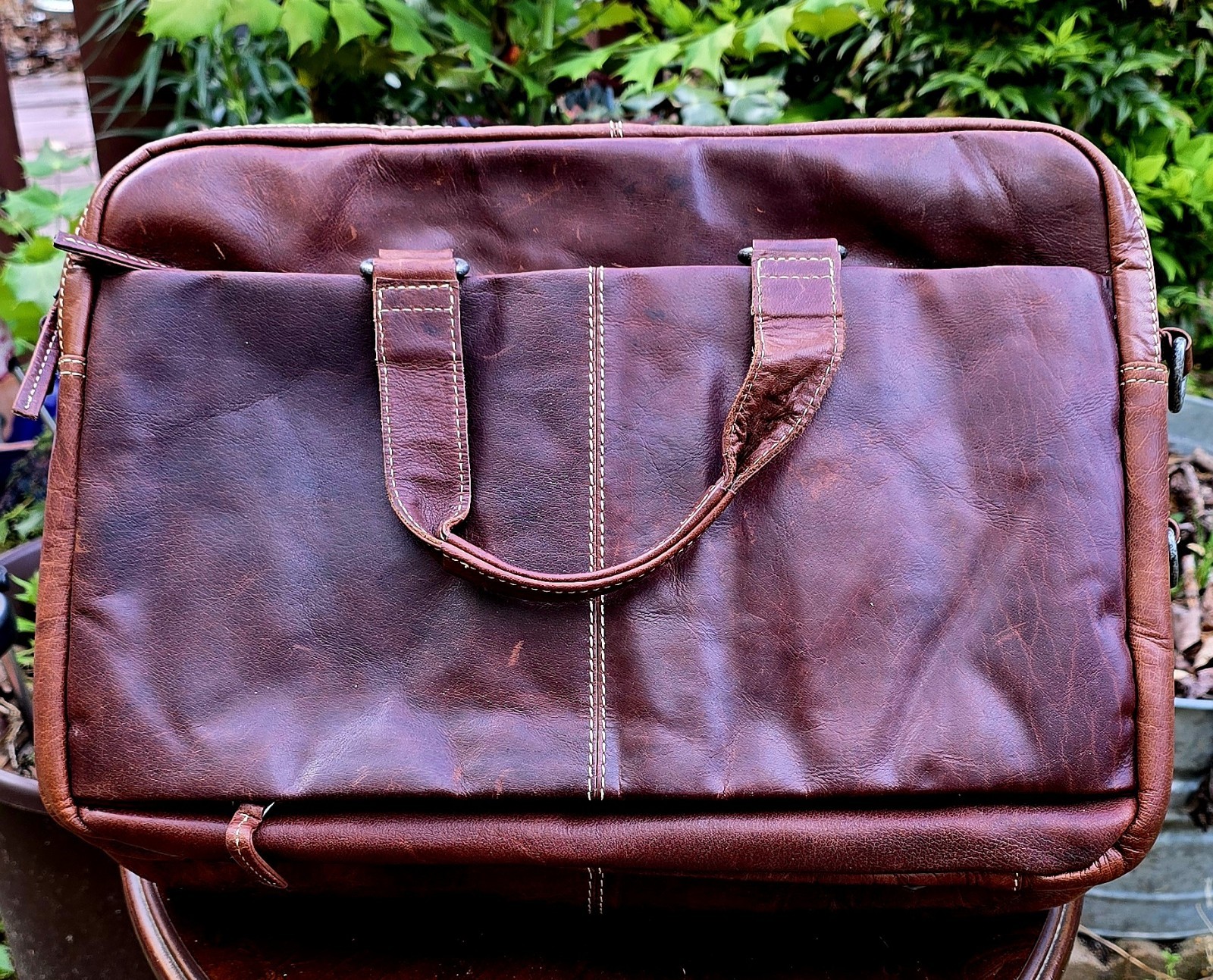 Alpenleder Genuine LEATHER Bag Germany Messenger-Laptop-Business