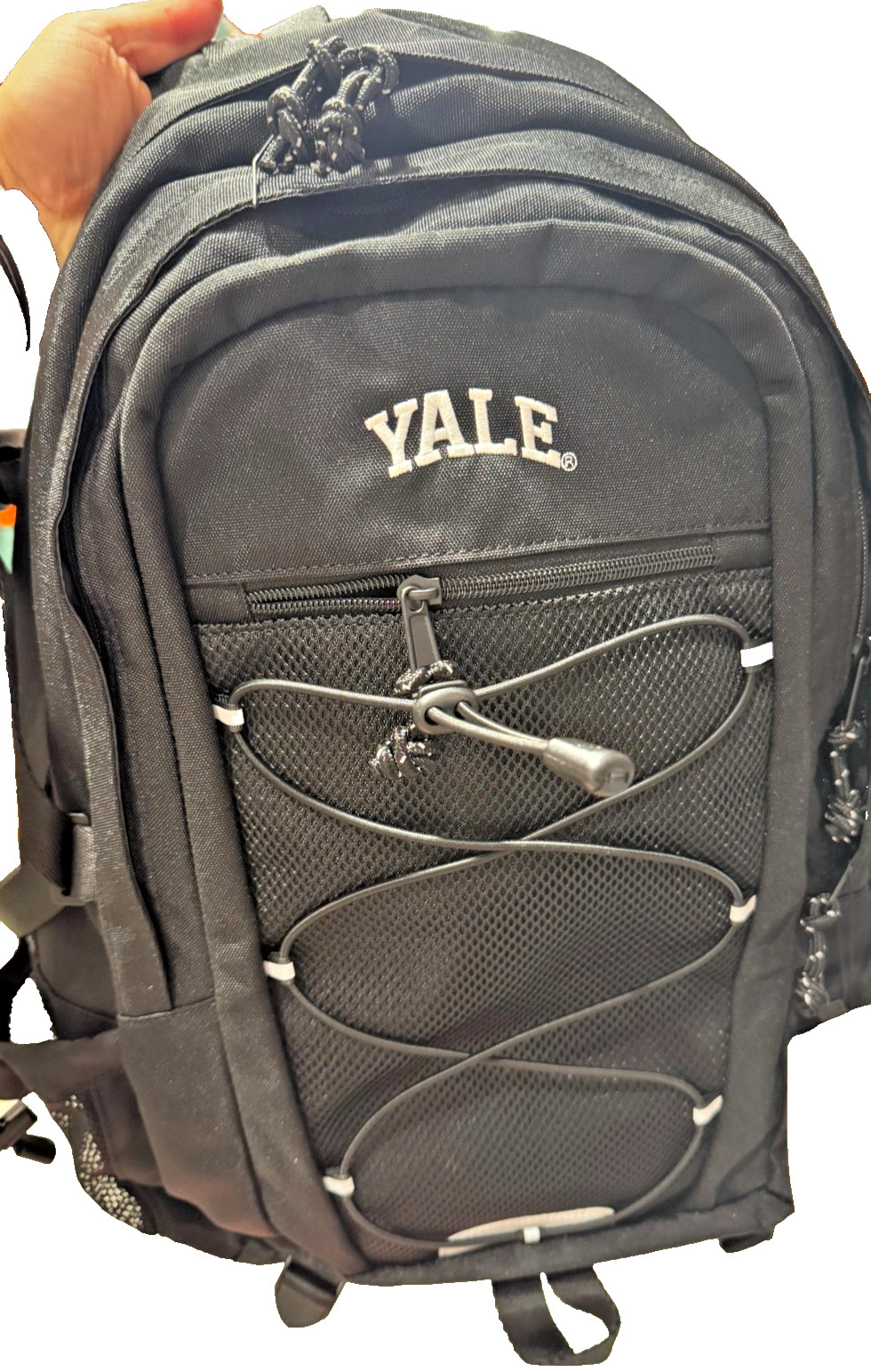 YALE Mesh String Backpack 37L (YGX2BG630ABE) – Padded Laptop Sleeve & Chest Stra