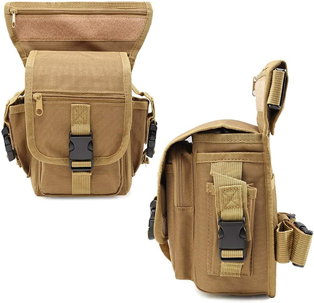 Multi-Purpose Tactical Drop Leg Bag Tool Fanny Thigh Pack Military Utility Pouch