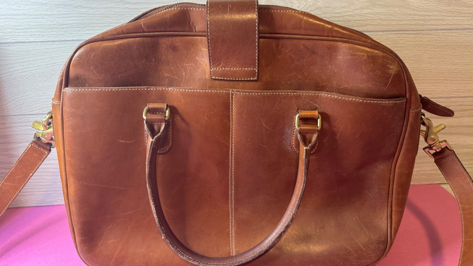 Green Fields attaché bag briefcase