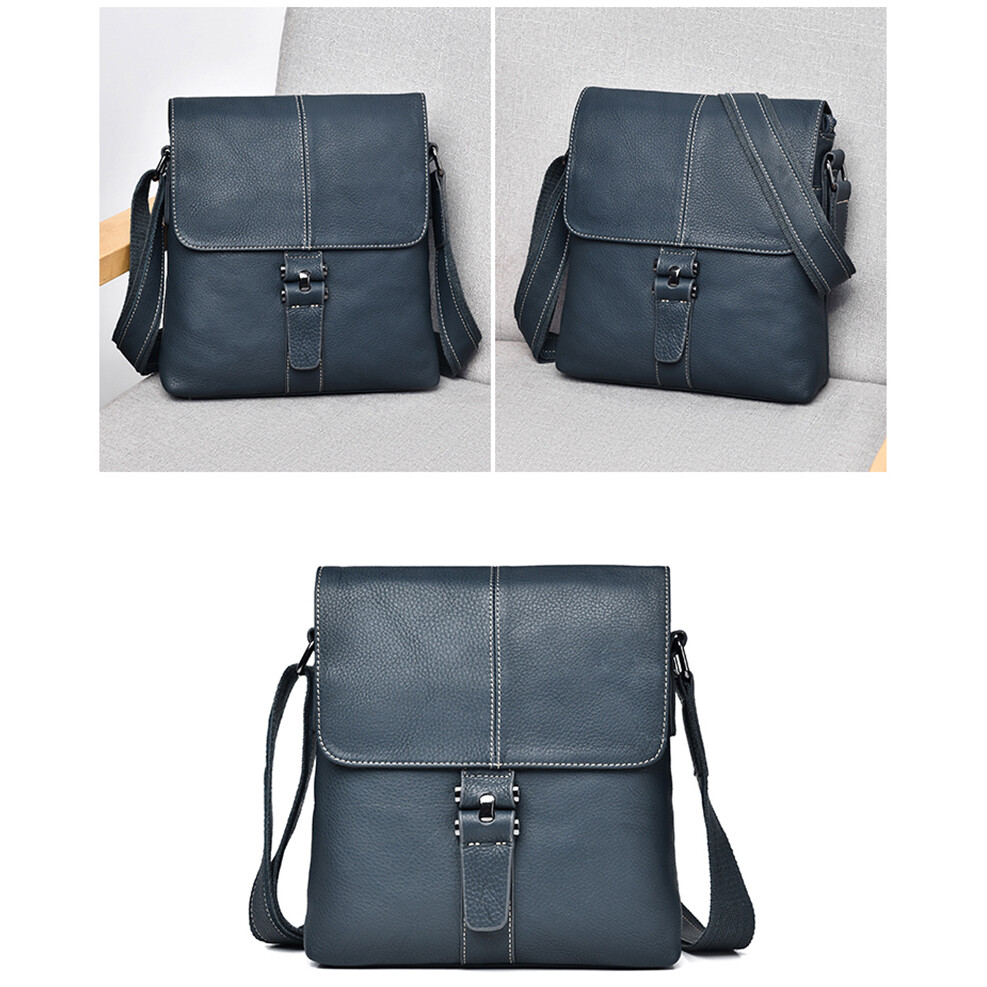 Messenger Bag Vintage Genuine Leather Satchel Crossbody Shoulder Travel Bookbag