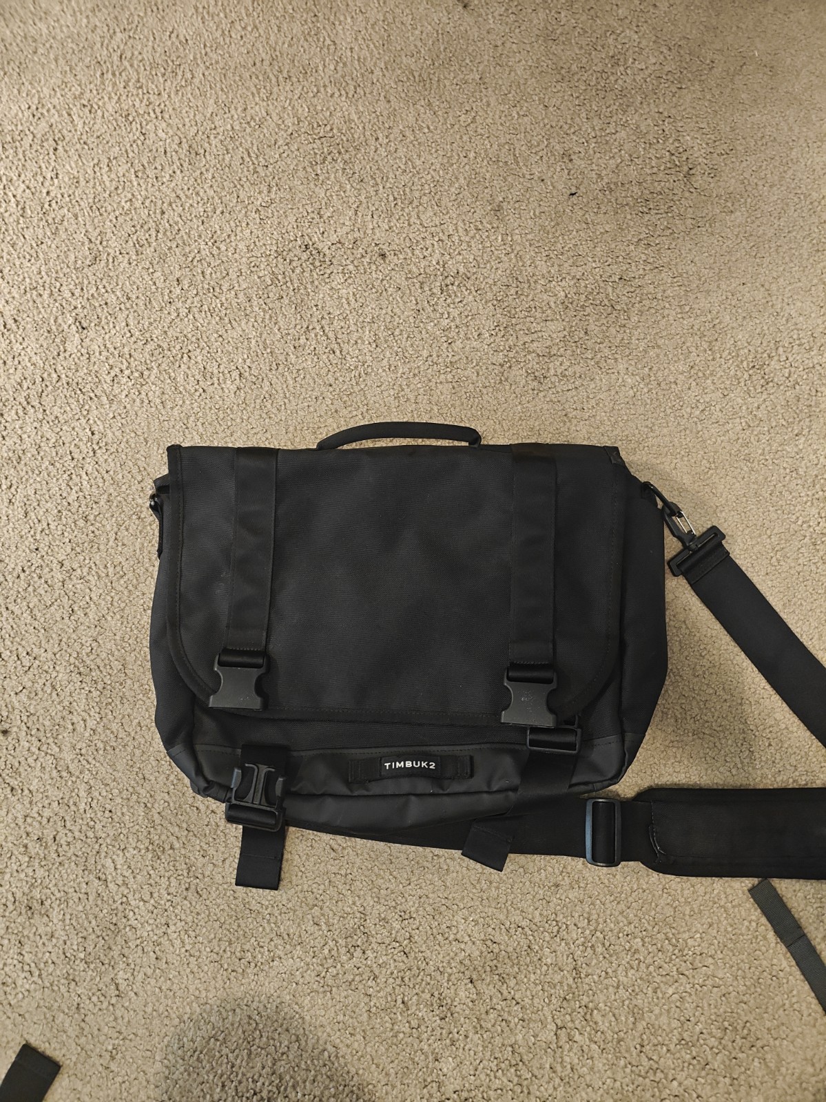 Timbuk2 Commute 2.0 Messenger Bag Black Laptop Briefcase 3717-6 Mens