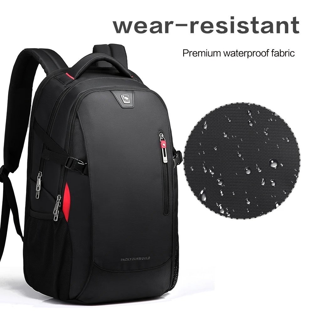 OIWAS 15.6″ Laptop Backpack 29L Waterproof Nylon School Travel Bag Mochila New