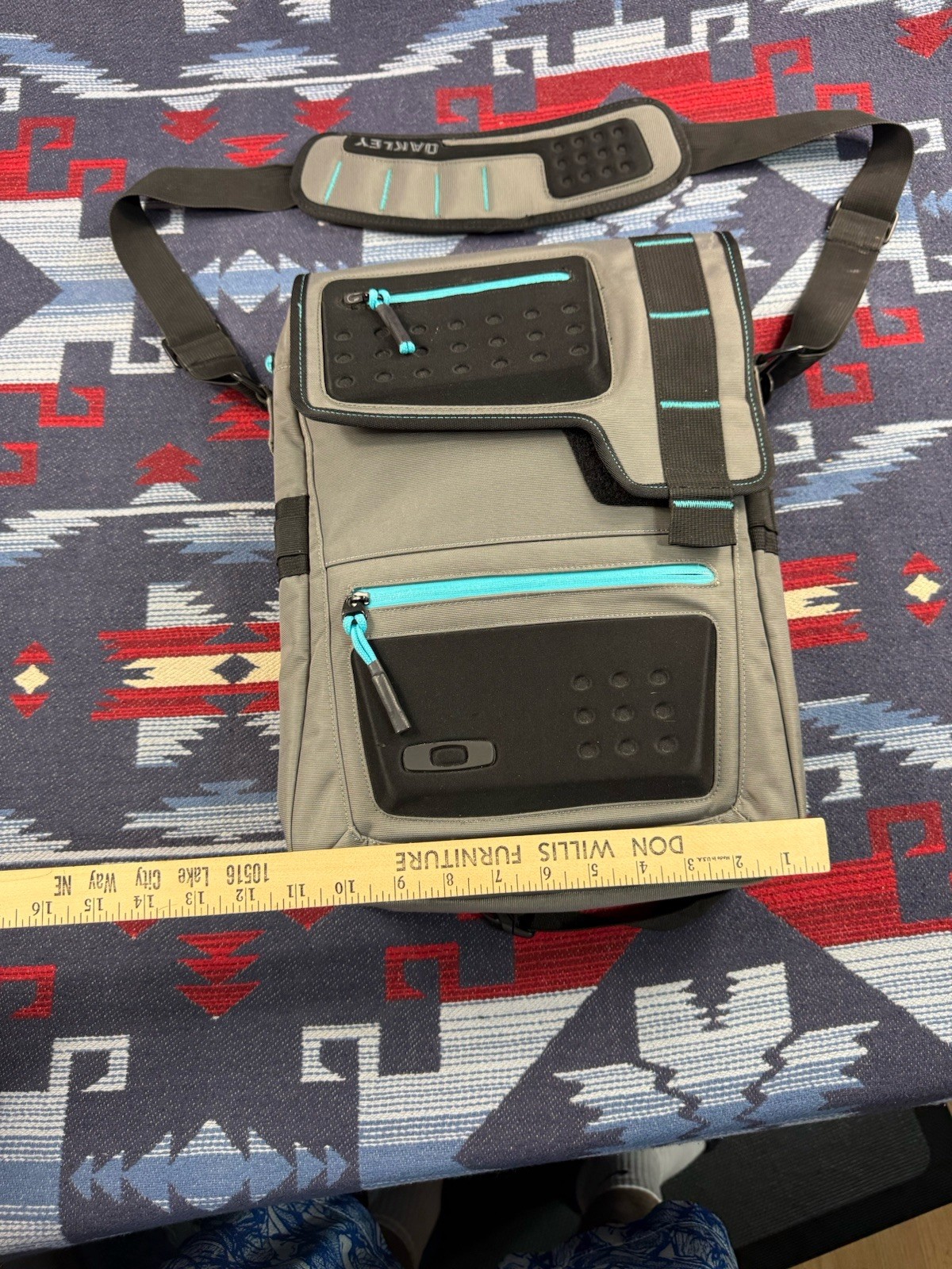 Vtg Oakley Sling Tactical Software Pilot Shoulder Messenger Bag Carry On Tablet