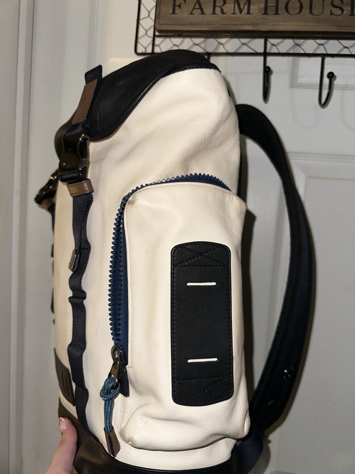 Coach Calfskin Leather Ranger Track Backpack