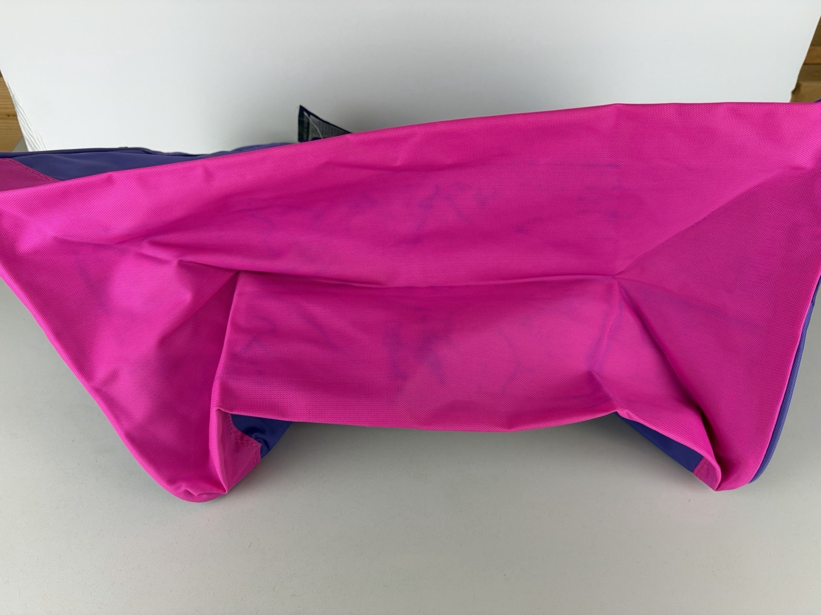 Vintage Delsey Paris Nylon OK! 20” Duffle Bag Purple Violet / Pink – Pls READ