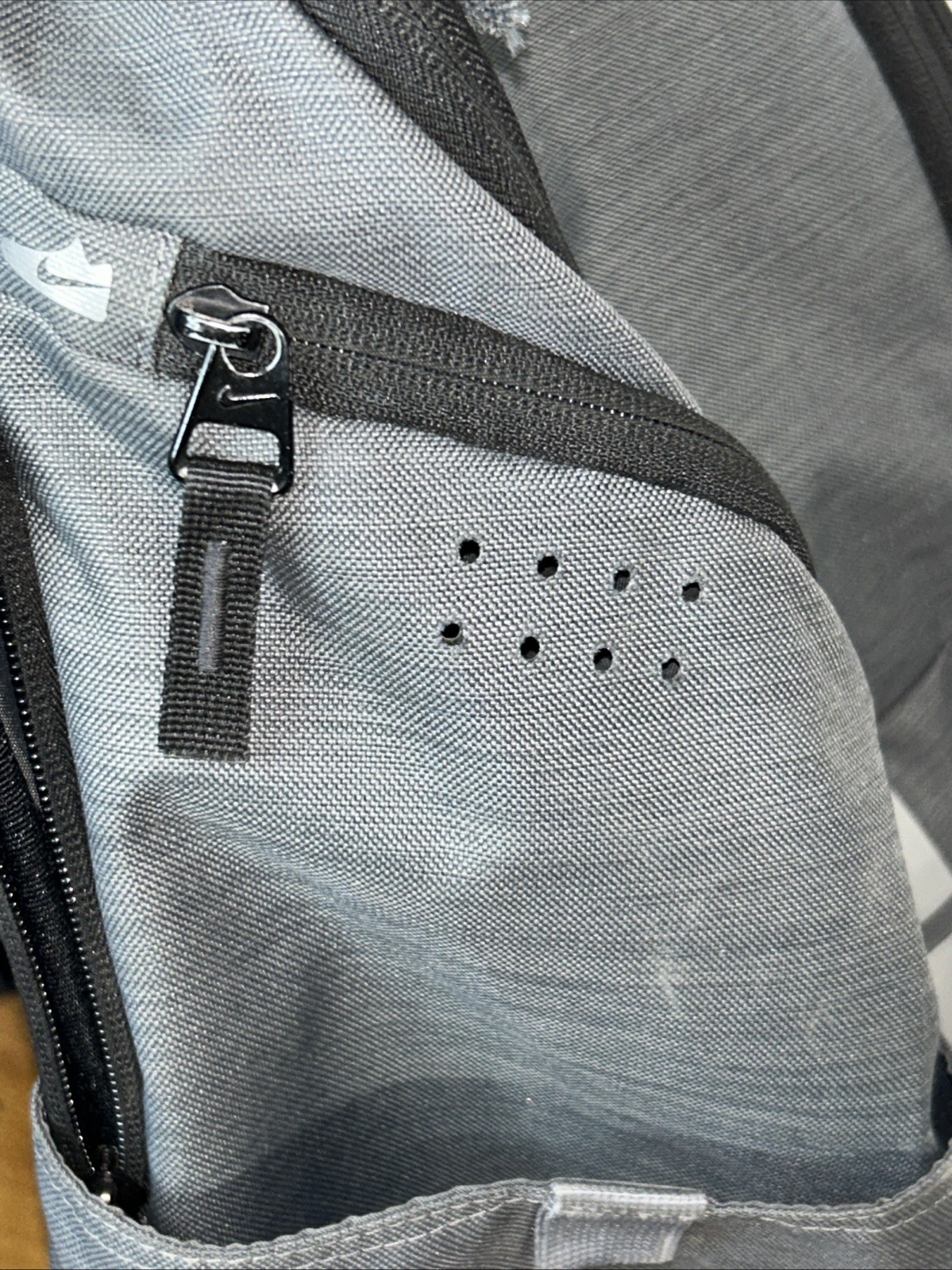 Nike Hoops Elite Pro Backpack Gray Black Basketball School Laptop BA5554 011