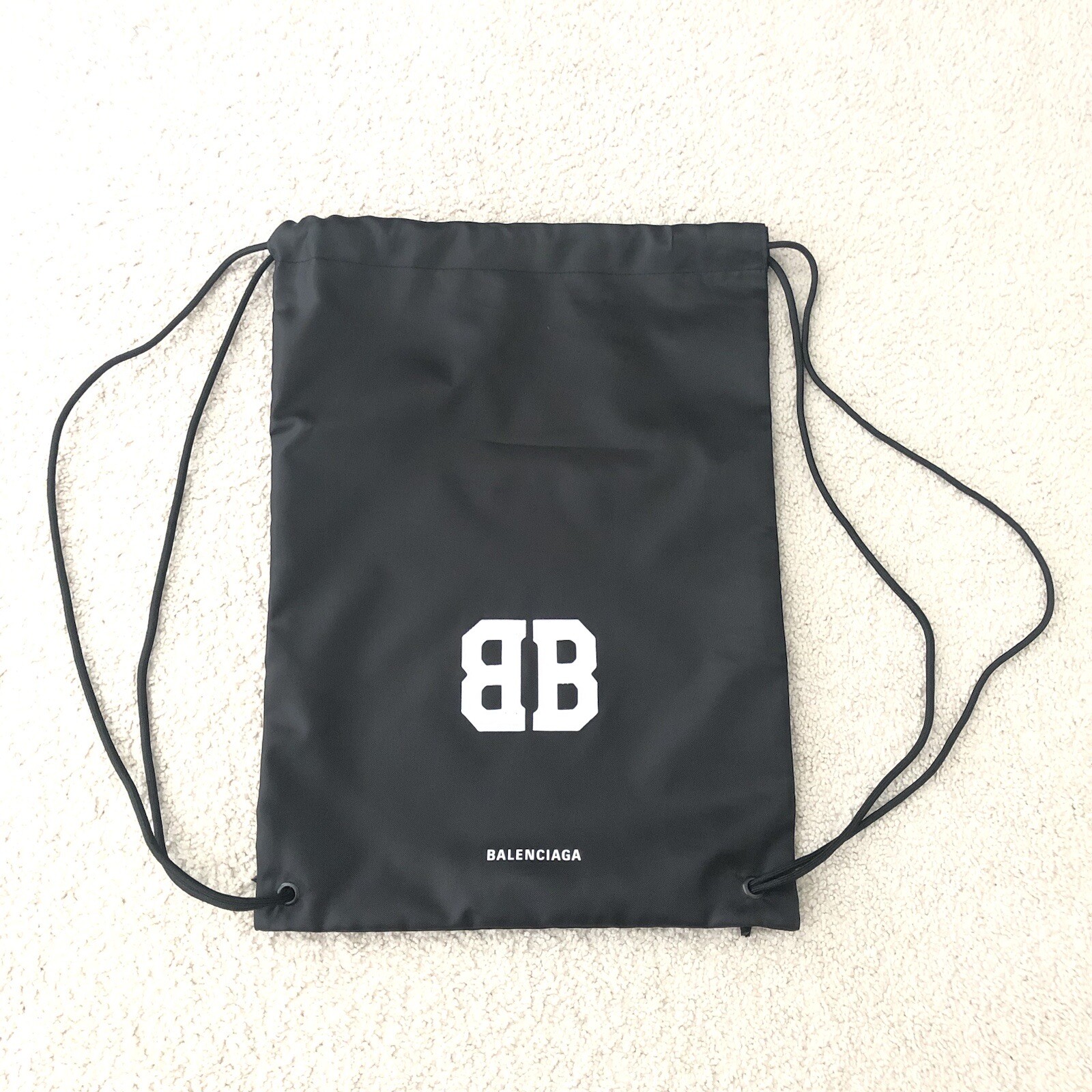Balenciaga BB embroidered water repfellent Dust Bag/backpack 19″x 14″
