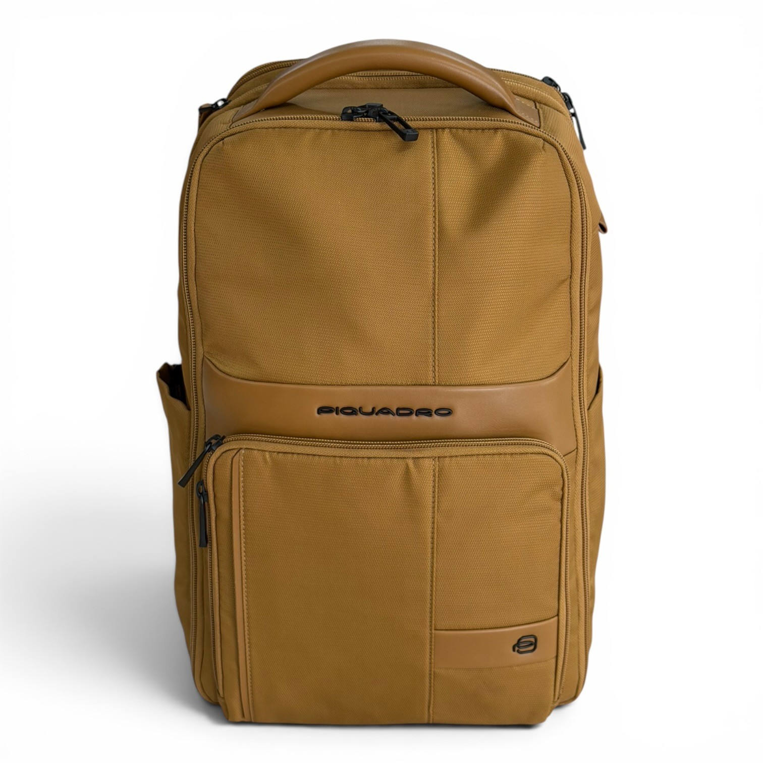 PIQUADRO men’s backpack leather backpack with computer made in Italy notebook